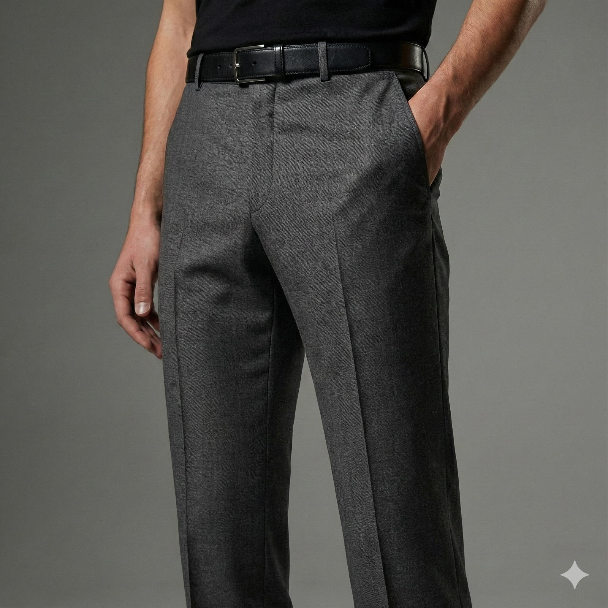 Grey Dress Pants for Men | Formal Trousers | Tailored Premium Fit