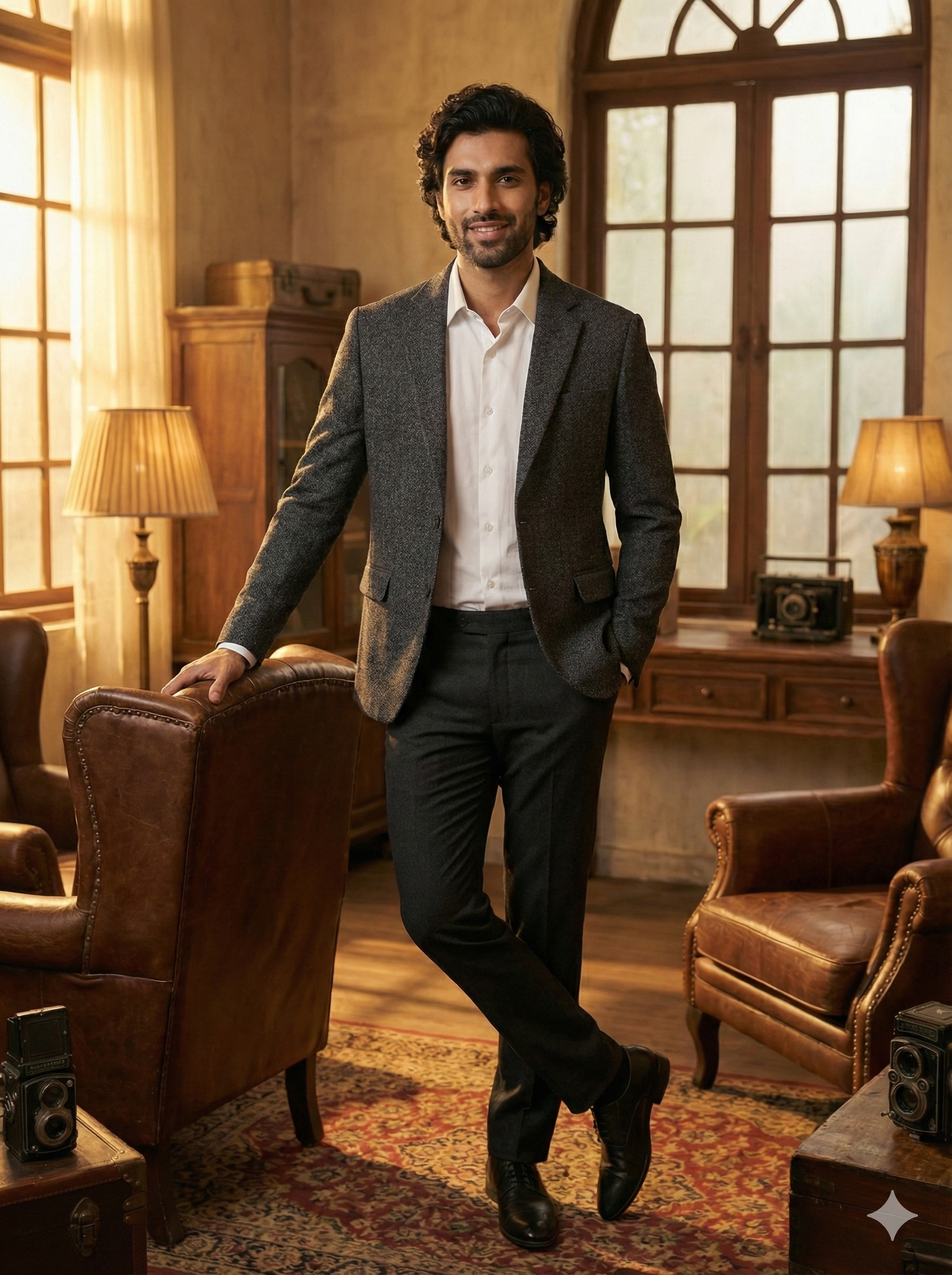 HB Grey Blazer for Men | Formal Grey Blazer | Premium Tailored Fit