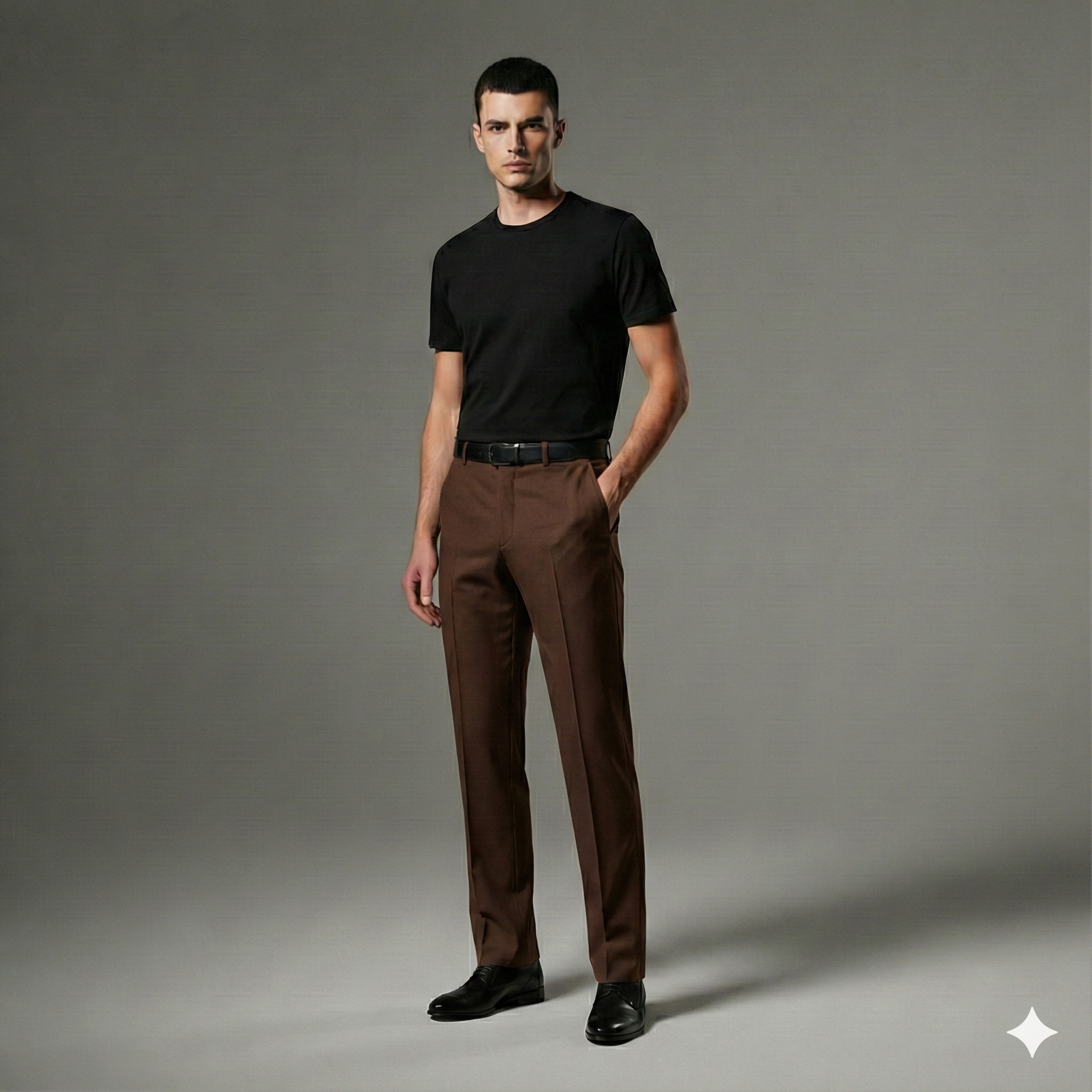 Brown Dress Pants for Men | Formal Trousers | Tailored Premium Fit
