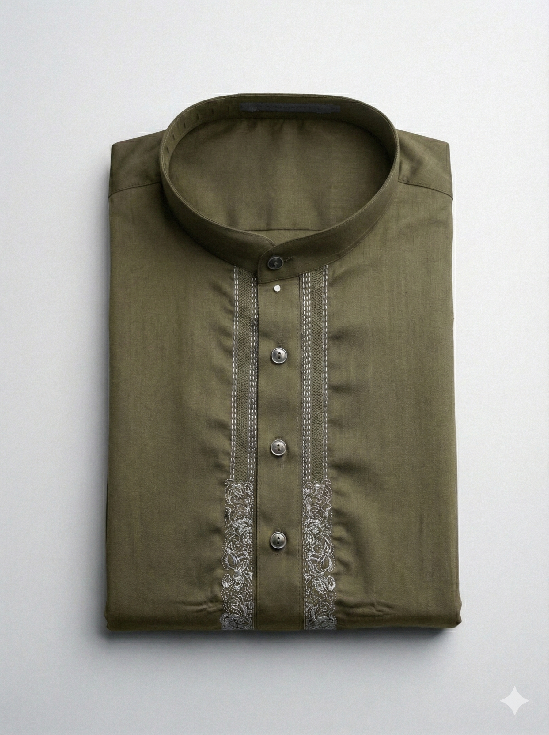 Exclusive Premium Green Men's Kurta with Elegant Embroidery – Ethnic Wear