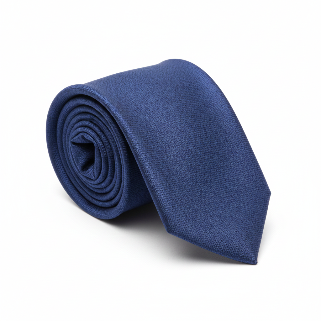 Plain Blue Tie – Classic Men’s Formal & Business Tie