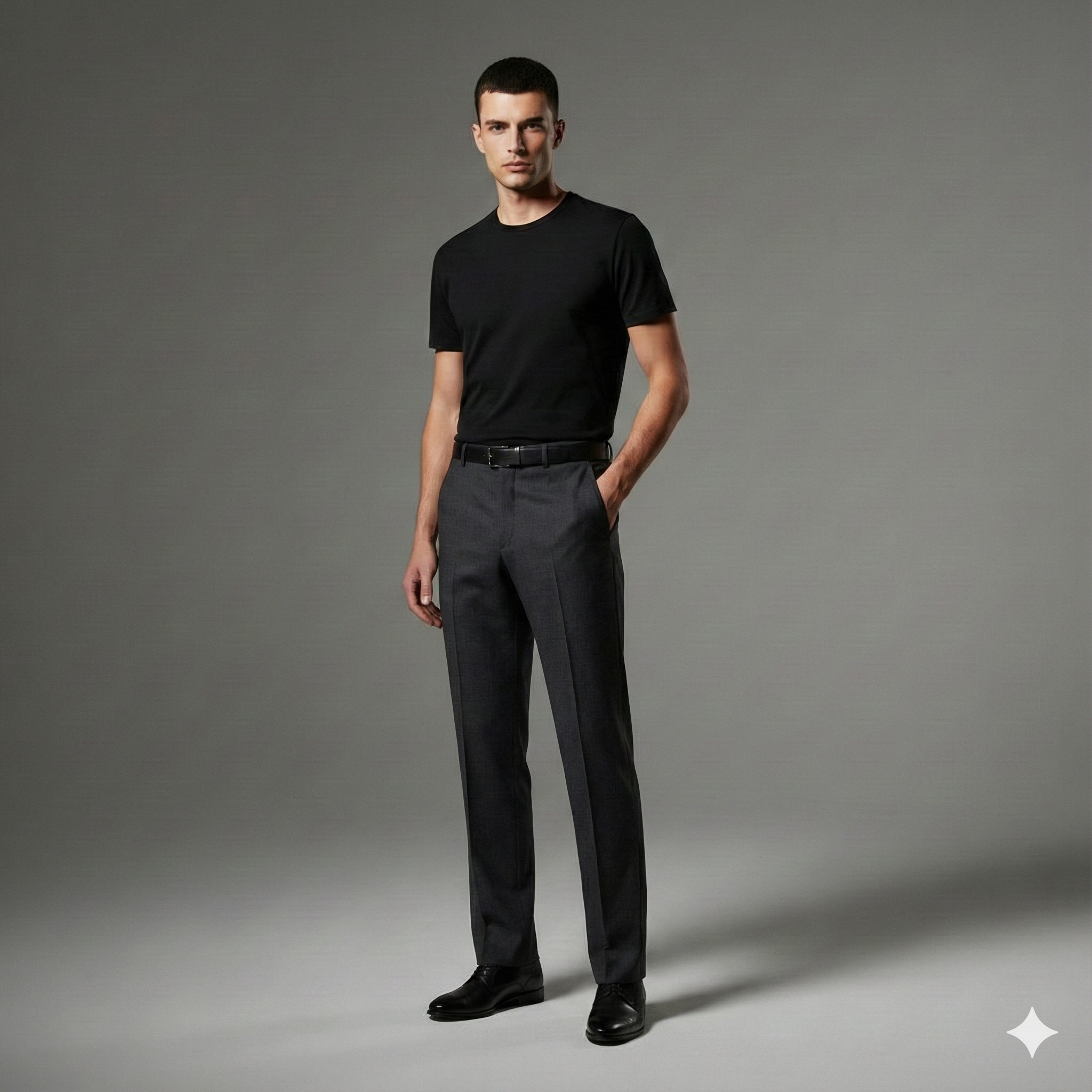Dark Grey Dress Pants for Men | Formal Trousers | Tailored Premium Fit