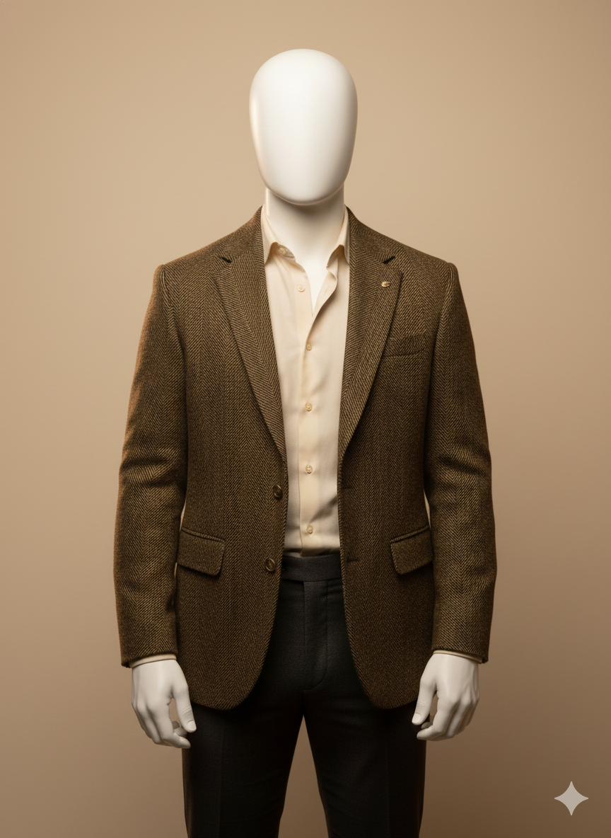 HB Light Brown Blazer for Men | Formal Blazer | Tailored Premium Fit