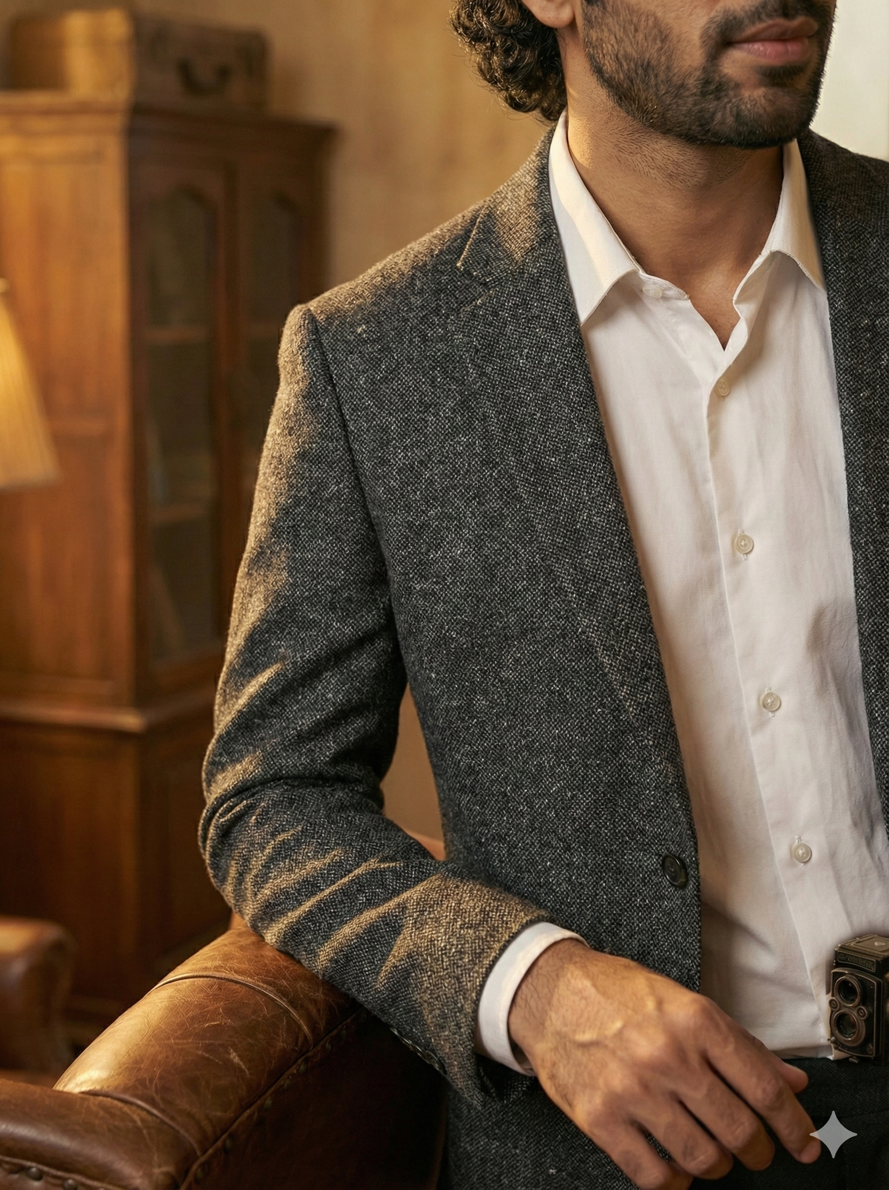 HB Grey Blazer for Men | Formal Grey Blazer | Premium Tailored Fit