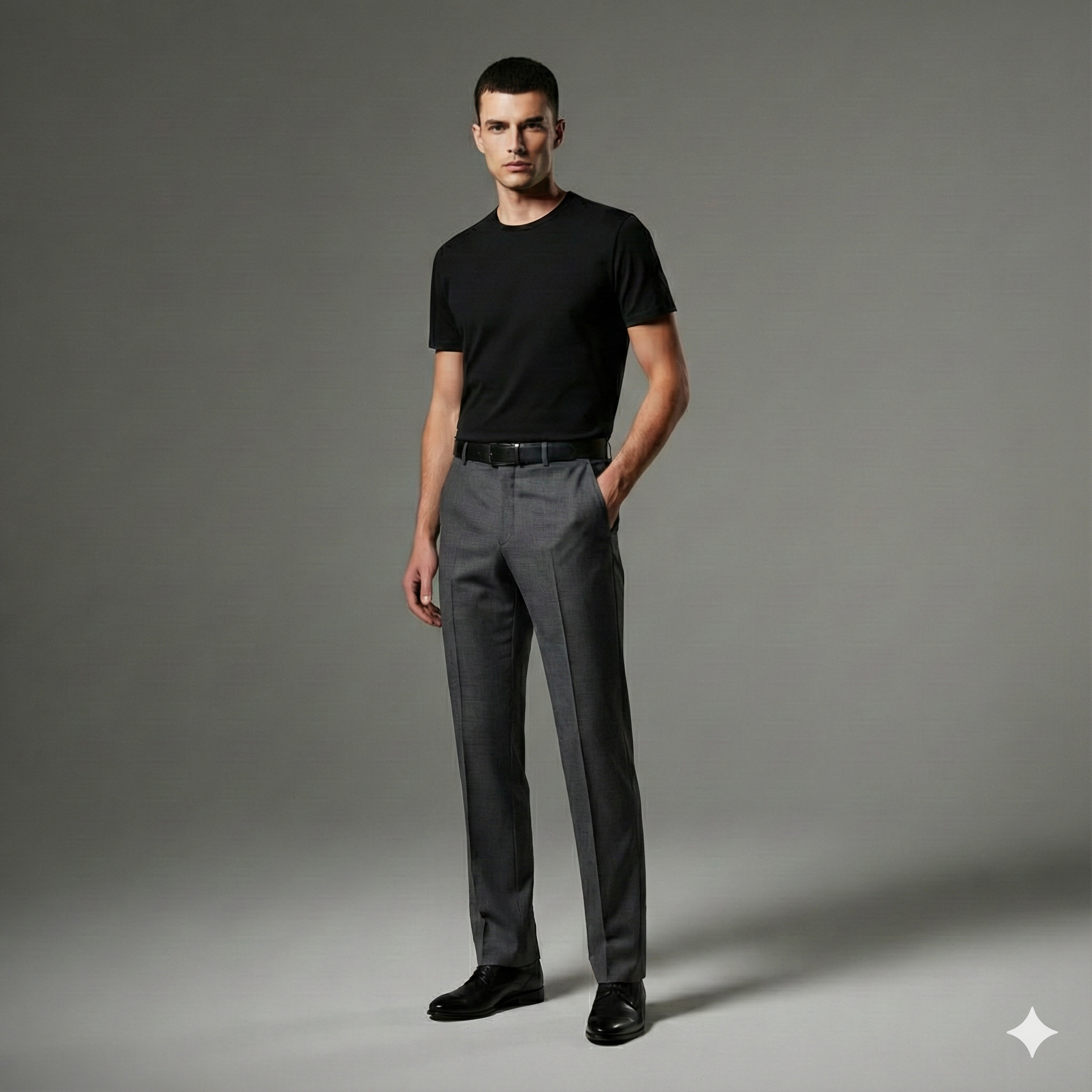 Grey Dress Pants for Men | Formal Trousers | Tailored Premium Fit