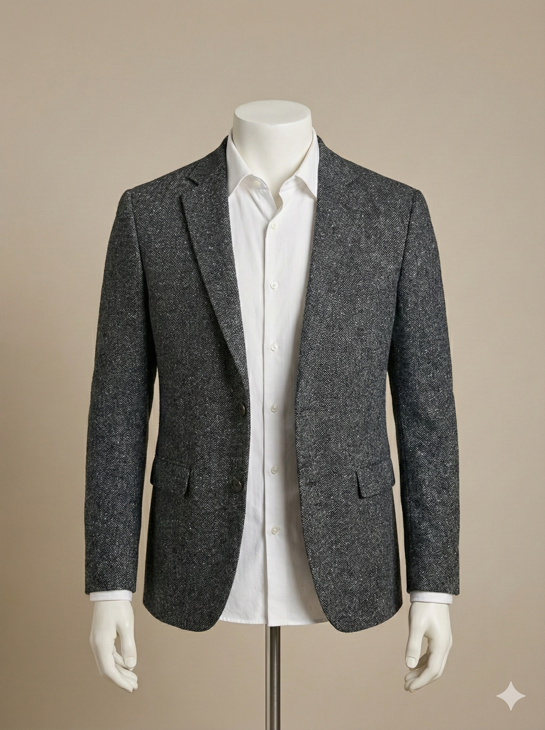 HB Grey Blazer for Men | Formal Grey Blazer | Premium Tailored Fit