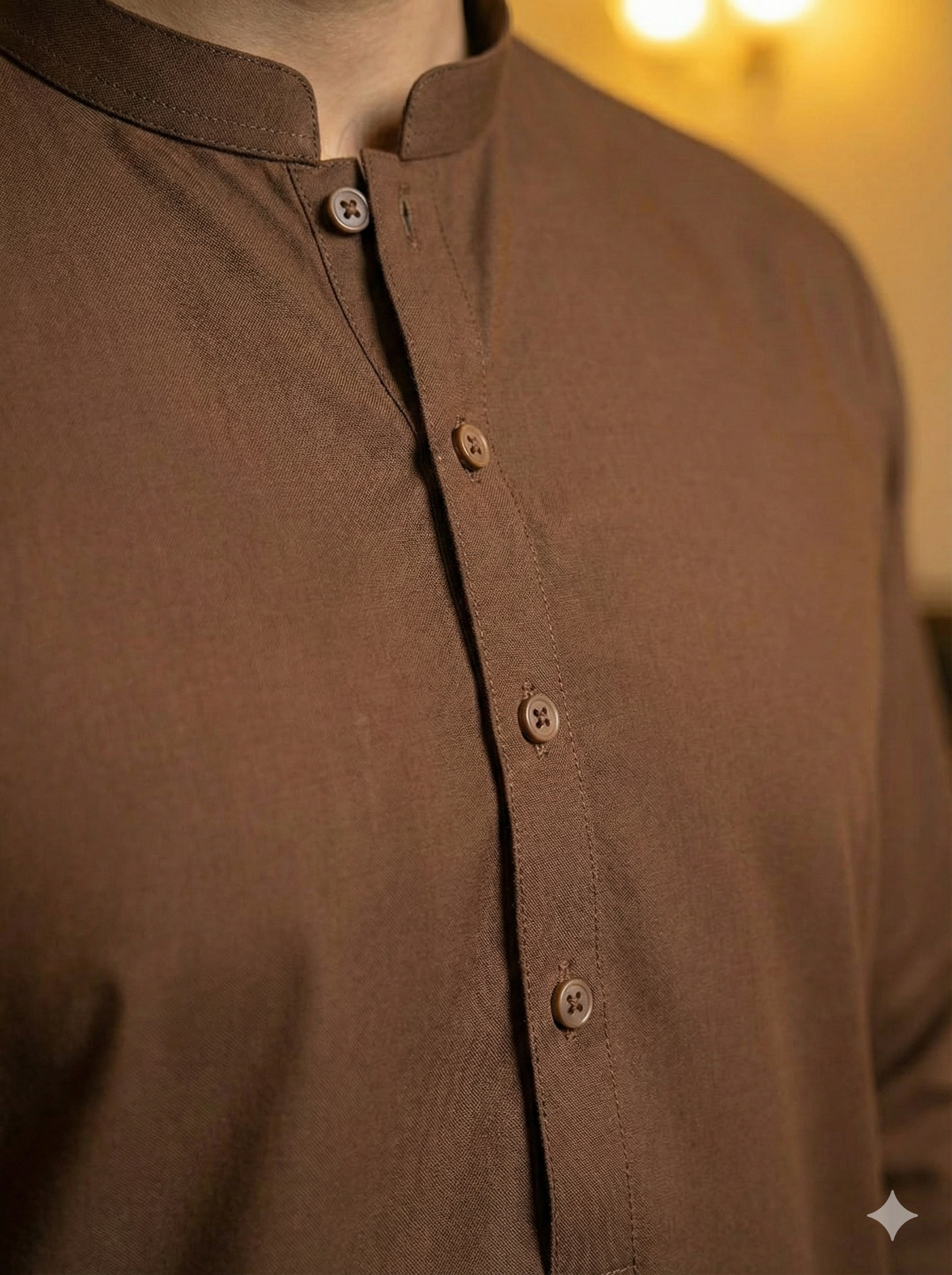 Exclusive Premium Dark Brown Shalwar Kameez for Men – Elegant Ethnic Wear(FM(BB))