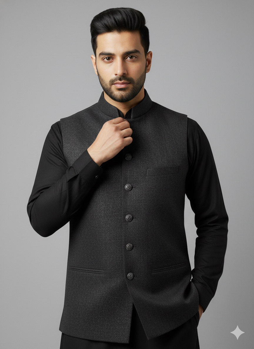 Exclusive Premium Grey Men’s Waistcoat | Ethnic Wear