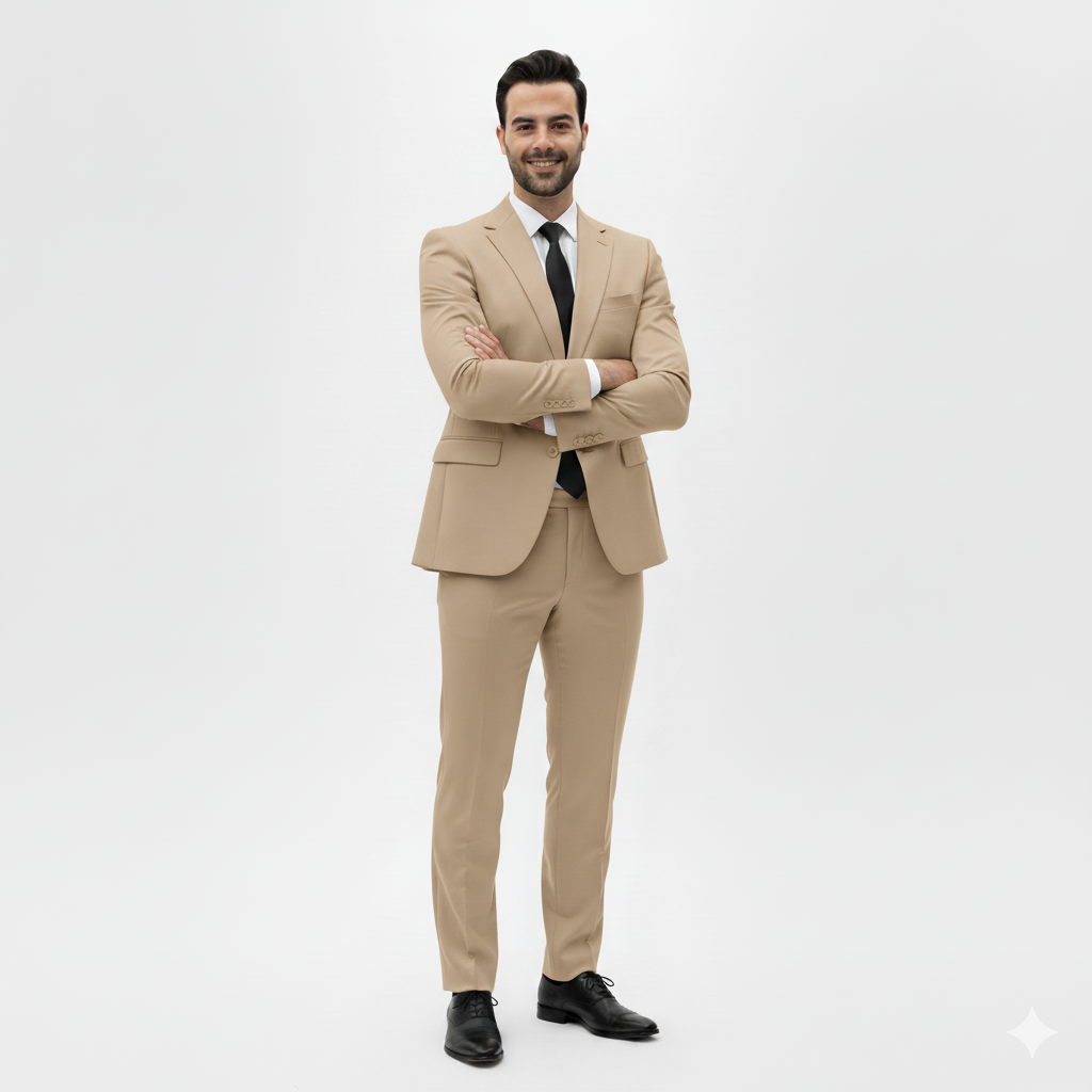 Exclusive Premium Beige Suits for Men | Formal Elegant Attire