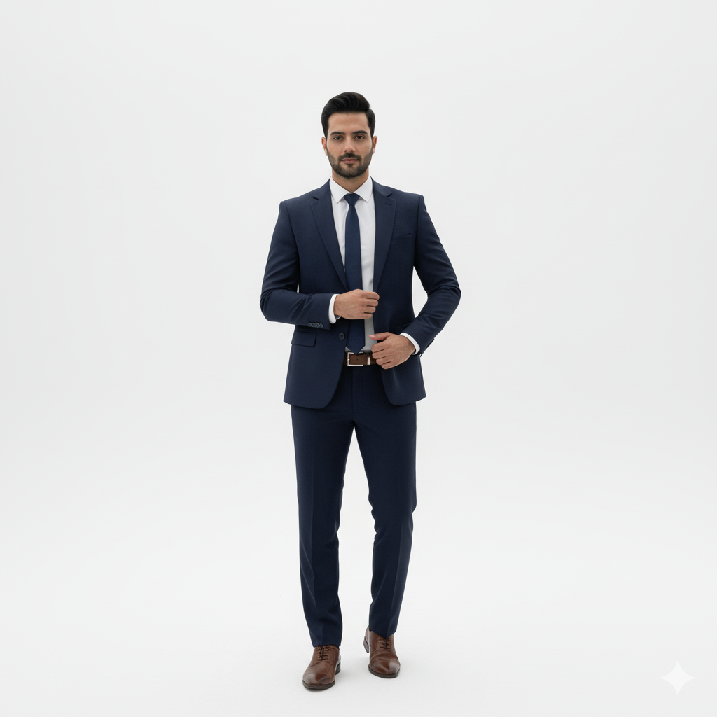 Exclusive Premium Dark Blue Formal Suits for Men | Elegant & Stylish