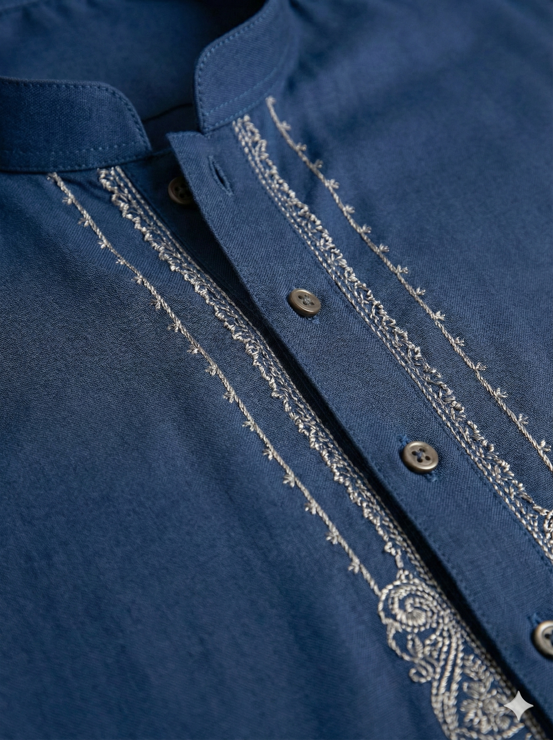 Exclusive Premium Blue Men’s Kurta – Embroidered Ethnic Wear for Stylish Occasions