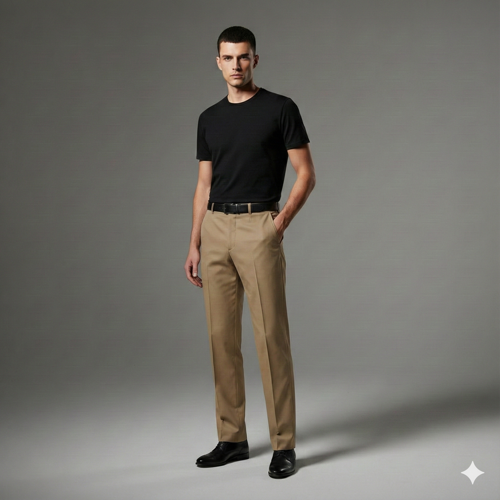 Khaki Dress Pants for Men | Formal Trousers | Tailored Premium Fit