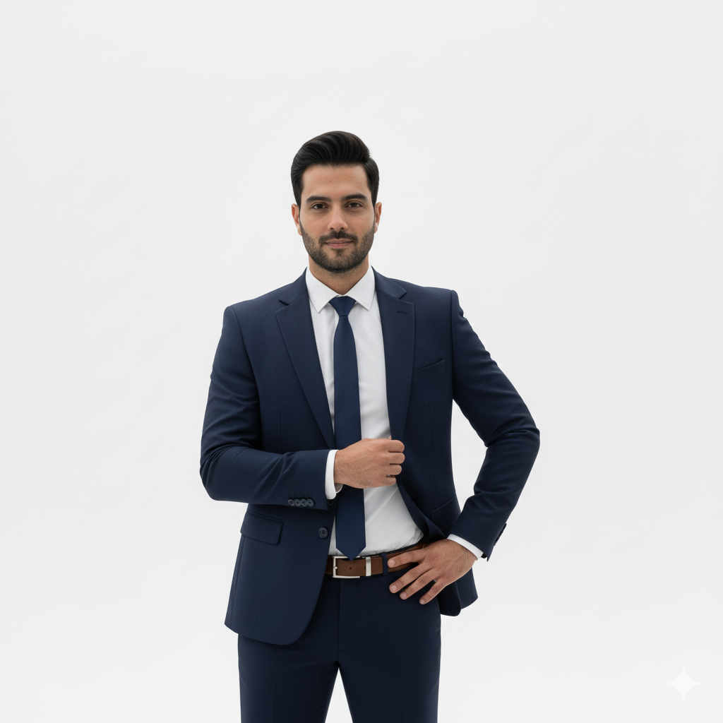 Exclusive Premium Dark Blue Formal Suits for Men | Elegant & Stylish