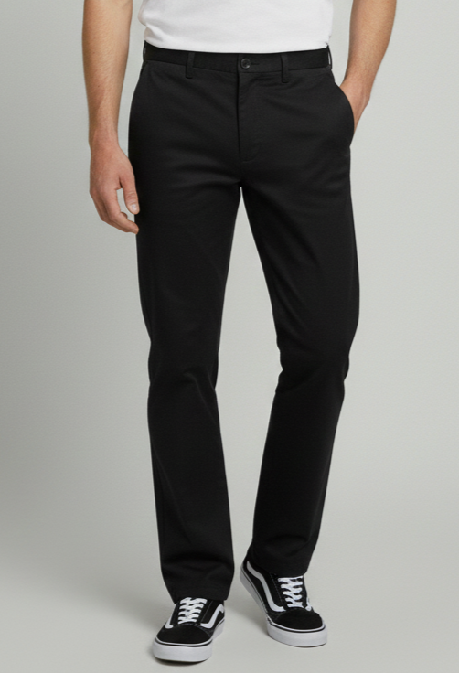 Premium 419 Black Men’s Cotton Pants | Luxury Leisurewear Comfort