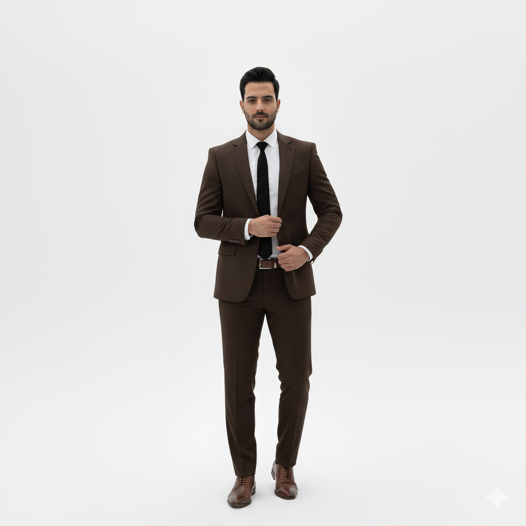 Exclusive Premium Dark Brown Suits for Men | Formal Luxury Attire