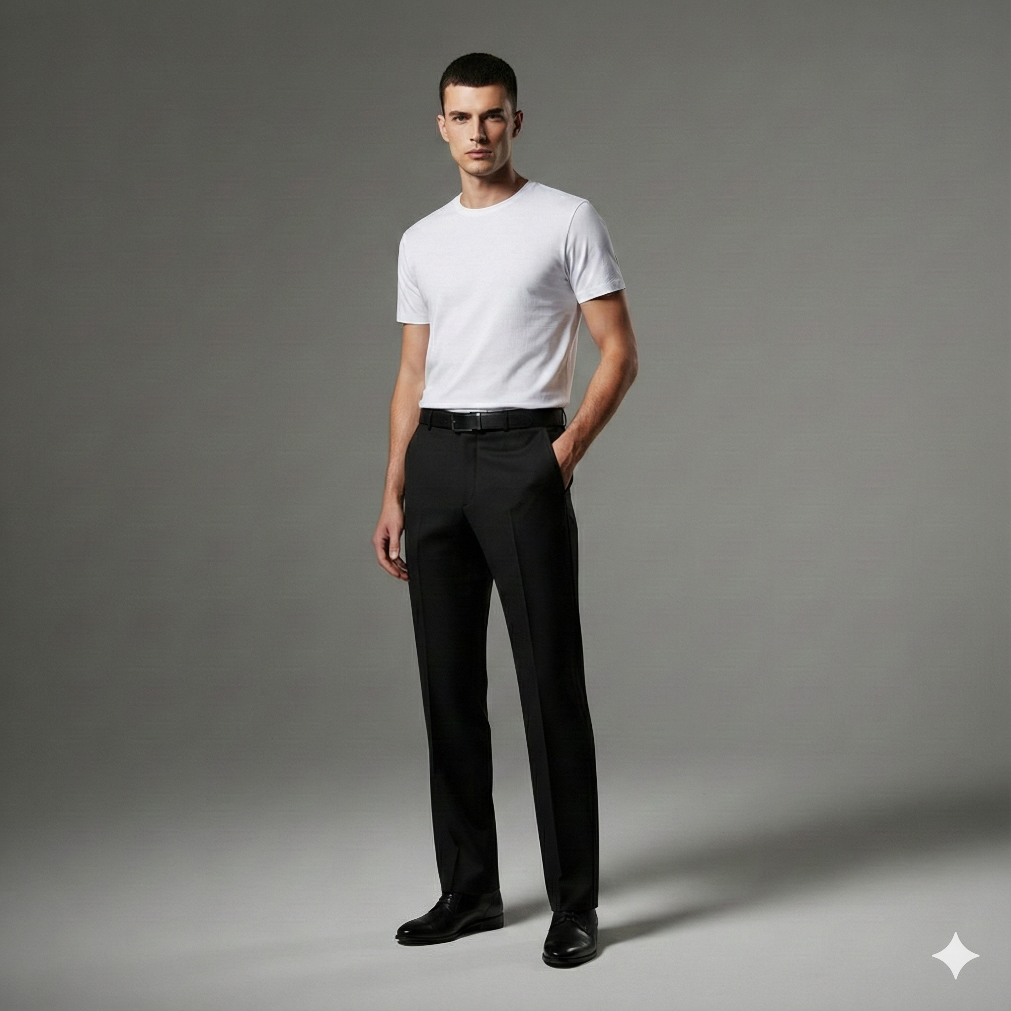 Black Dress Pants for Men | Formal Trousers | Premium Fit