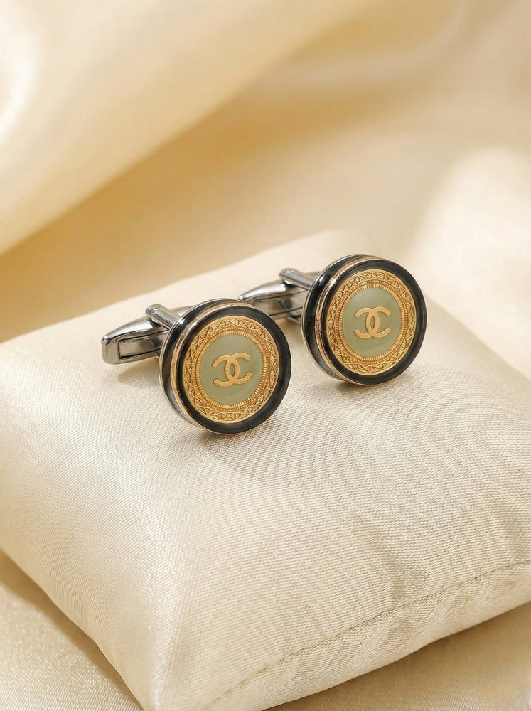 The Channel Impression – Luxury Designer-Inspired Men’s Cufflinks